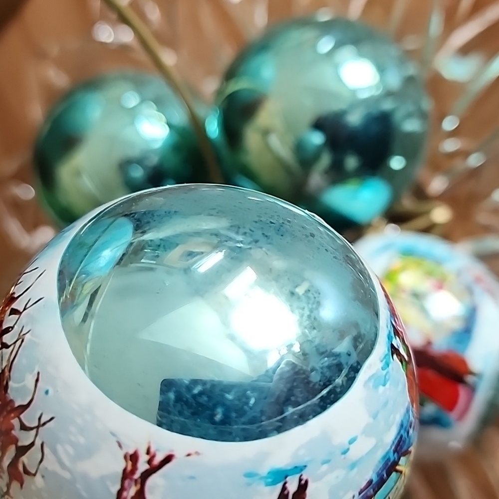 Vintage Fieldcraft Canada glass Christmas tree ornaments - Picture 8 of 14